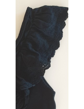 Maglia nera con pizzo 2