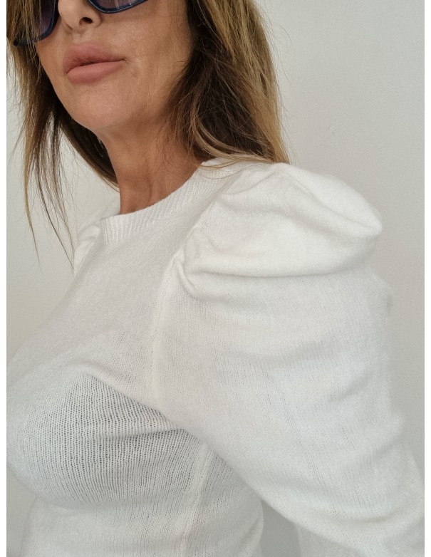 Maglia Grigio a Paricollo con Manica...