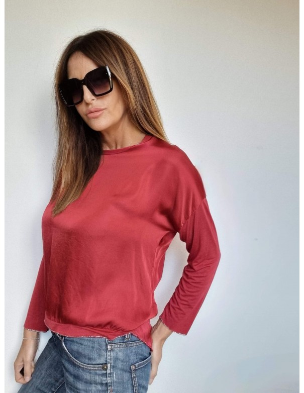 Maglia Blu Manica Lunga