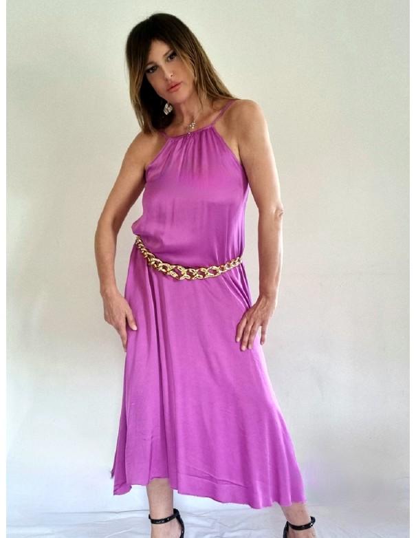 Abito Fucsia Lungo
