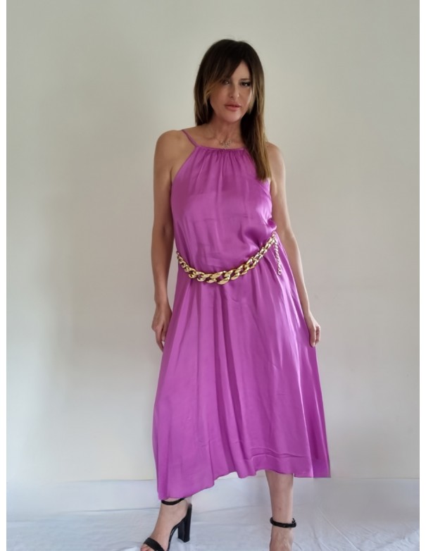 Abito Fucsia Lungo