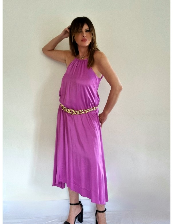 Abito Fucsia Lungo