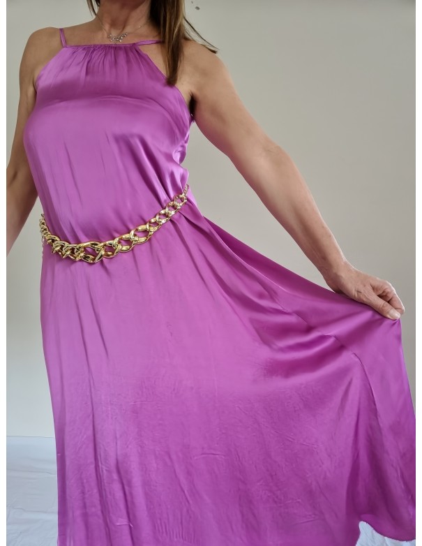 Abito Fucsia Lungo