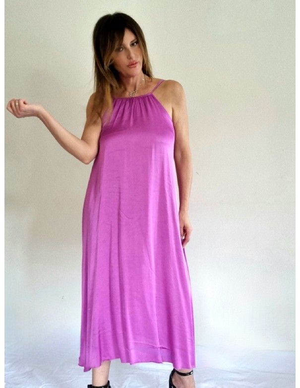 Abito Fucsia Lungo