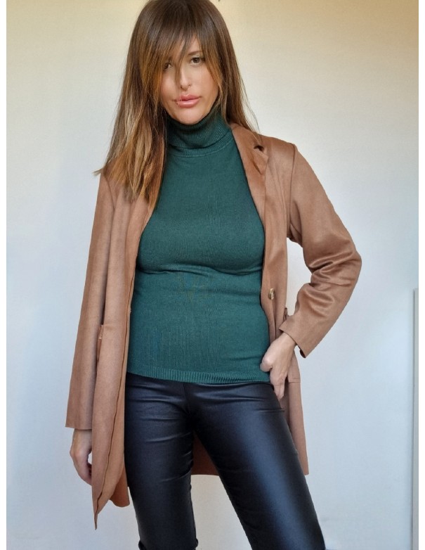 Lupetto Beige Chiaro Manica Lunga