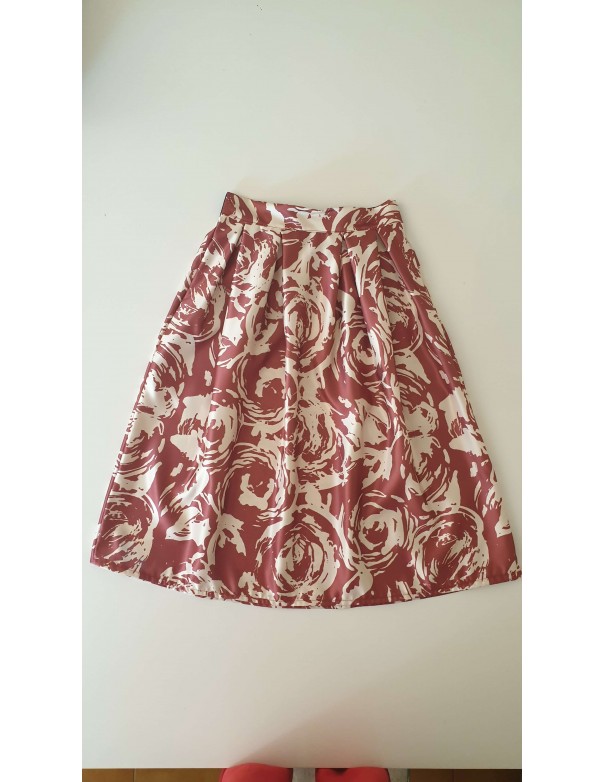 Gonna Fantasia Rosa Fucsia