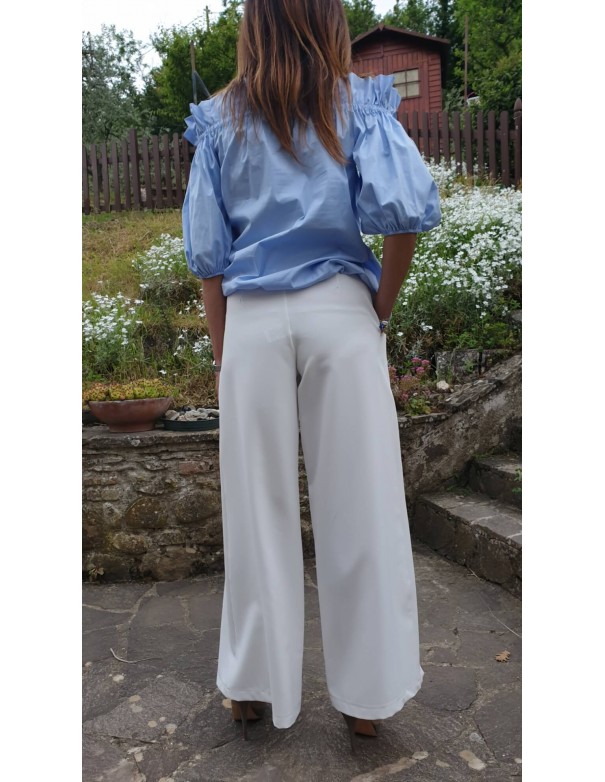 Camicia Elegante Gala Celeste