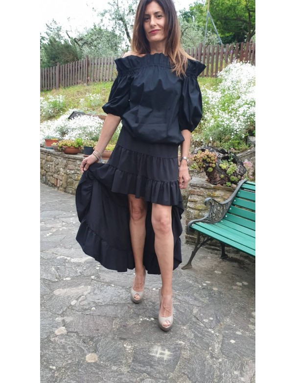Camicia Elegante con scollatura Gala...