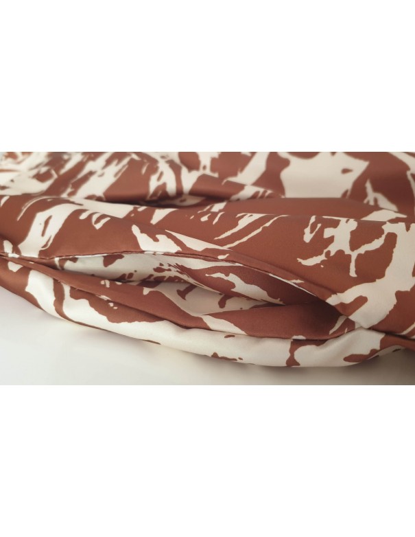 Gonna Fantasia Marrone Beige