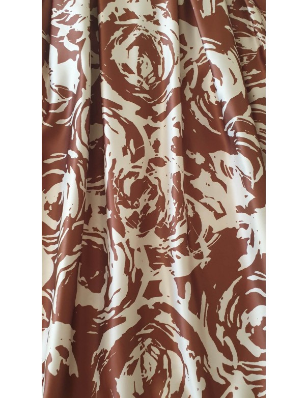 Gonna Fantasia Marrone Beige