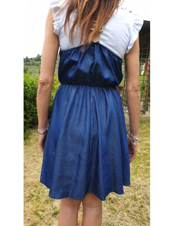 Abito Jeans con Bretelle